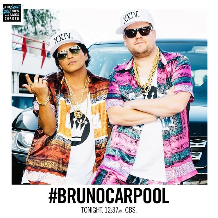 Carpool Karaoke Bareng Bruno Mars Akhirnya Tayang