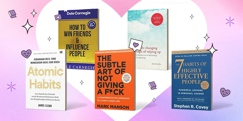 5 Rekomendasi Buku Self Improvement Yang Wajib Kamu Baca!