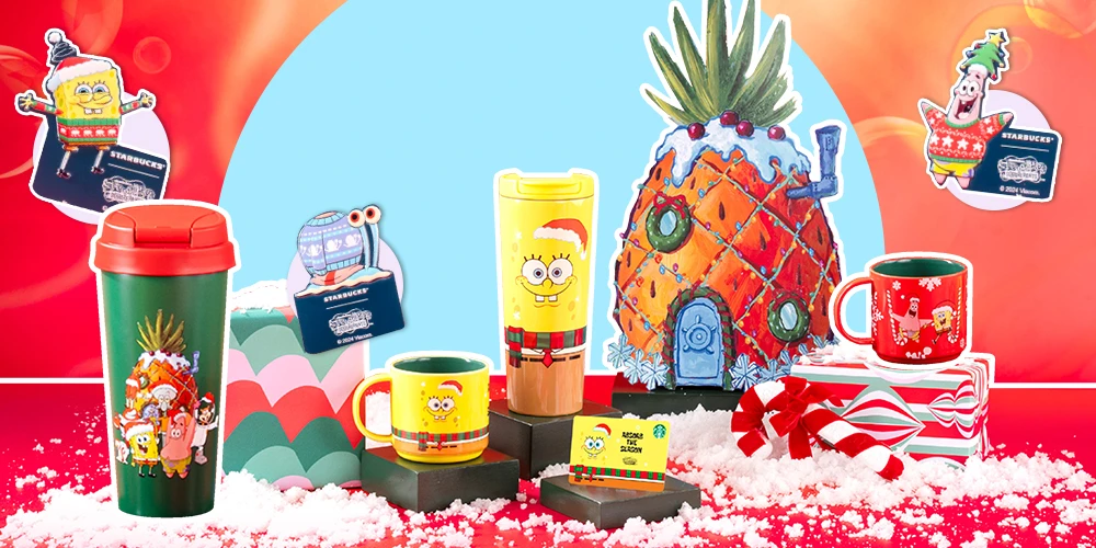 Menggemaskan! Tengok Deretan Merchandise Hasil Kolaborasi Spongebob