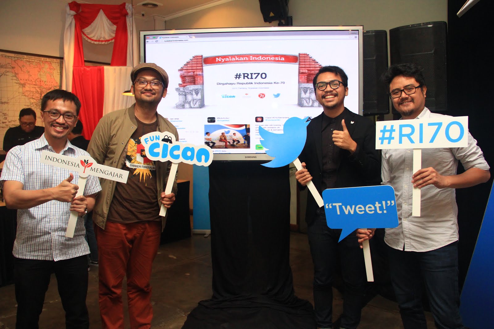 Twitter Serukan Tagar #RI70 untuk Rayakan Hari Kemerdekaan