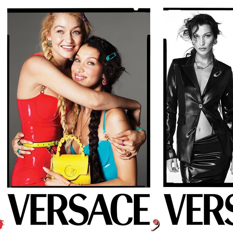 Penampilan Gigi dan Bella Hadid Dalam Kampanye Terbaru dari Versace