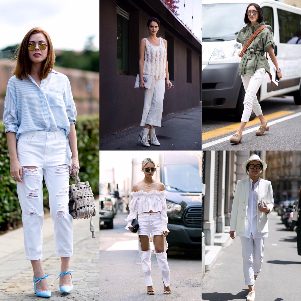 5 Macam Celana Jeans Putih untuk Tiap Personality