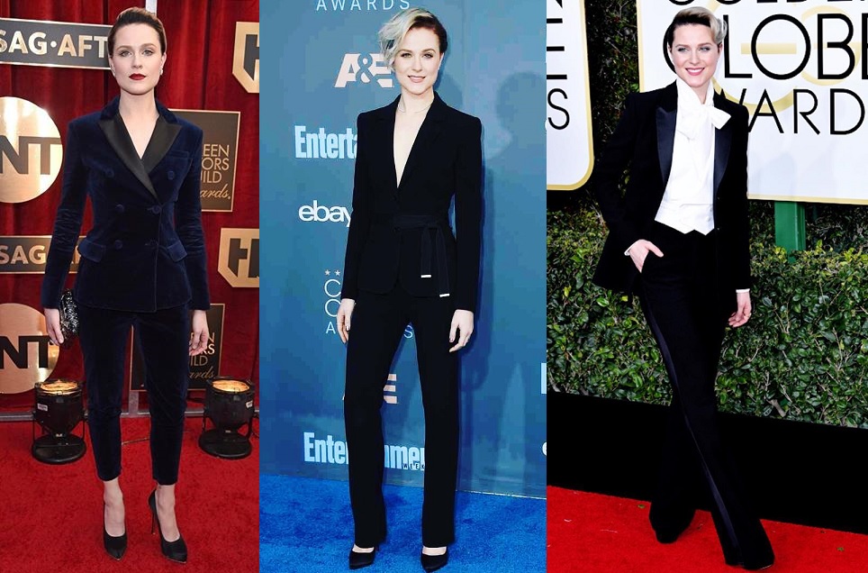 Alasan Mengapa Evan Rachel Wood Selalu Memakai Jas 