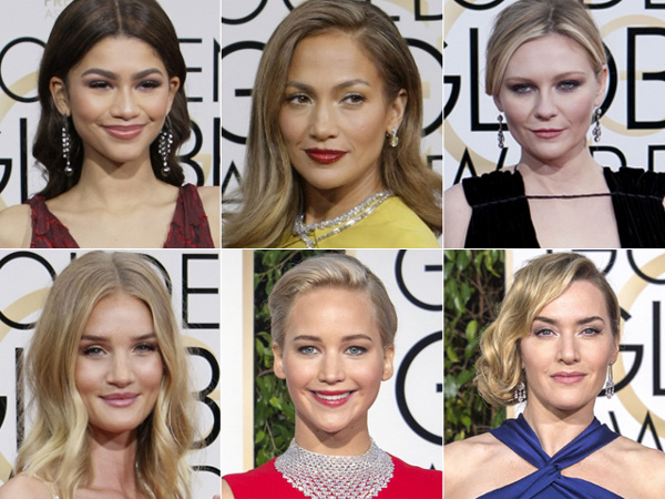 6 Best Beauty Red Carpet Looks from Golden Globes 2016