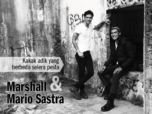 Marshall & Mario Sastra:  Kakak Adik yang Berbeda Selera Pesta