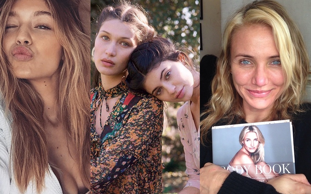 15 Seleb Yang Tidak Takut Menunjukkan Wajah No-Makeup