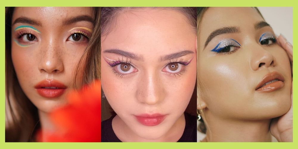 7 Inspirasi Eyeliner Warna-Warni ala Influencer Indonesia