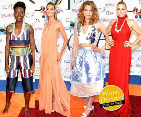 WORST DRESSED CFDA AWARDS 2014