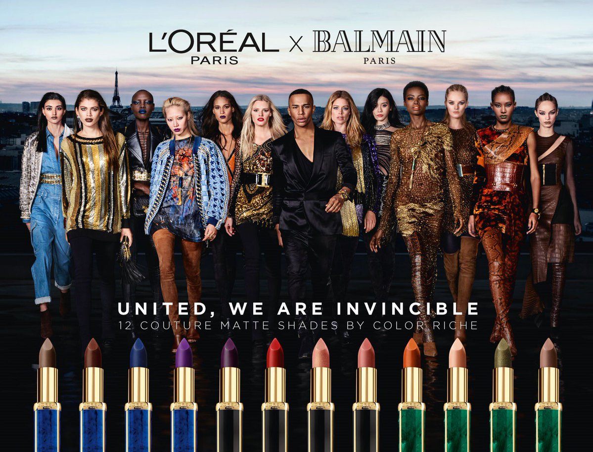 Kampanye Koleksi Lipstik L'Oréal Paris x Balmain! 