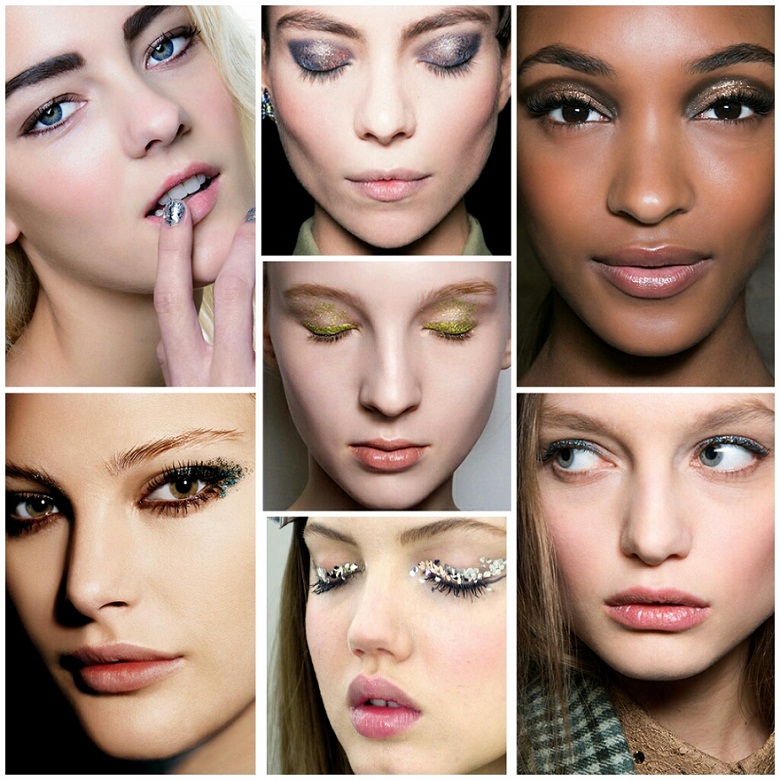 9 Glittery Holiday Makeup Ideas