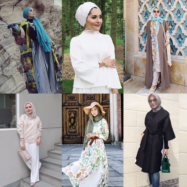 6 Inspirasi Gaya Hijab Blogger