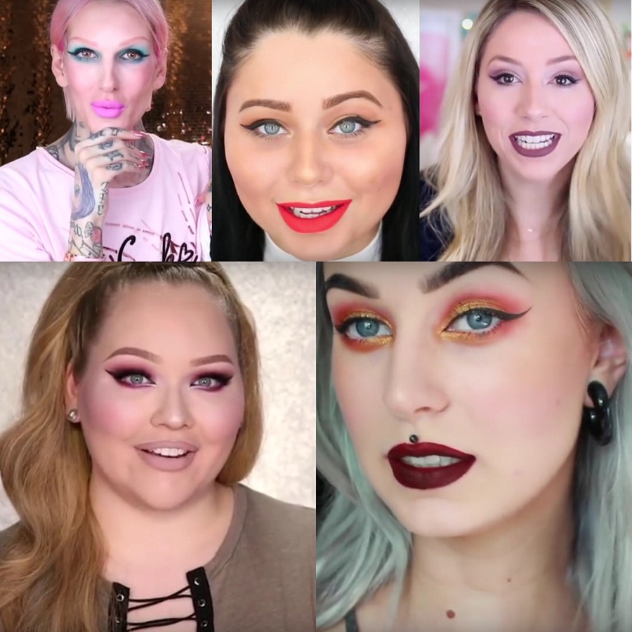 Tren Makeup Memakai Liquid Lipstik di Seluruh Wajah!