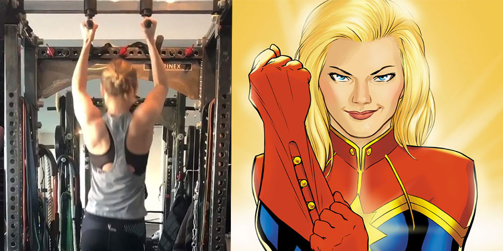 Brie Larson Olahraga Keras Untuk Peran Captain Marvel!