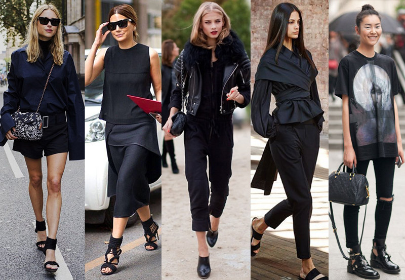 5 Trik Agar Baju Hitam Tidak Membosankan
