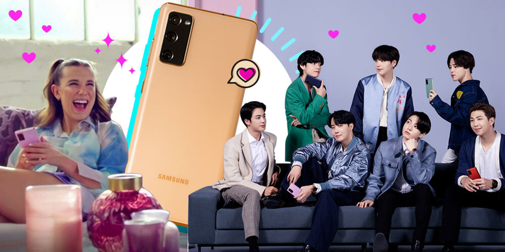 Reaksi BTS & Millie Bobby Brown Atas Samsung Galaxy S20 FE