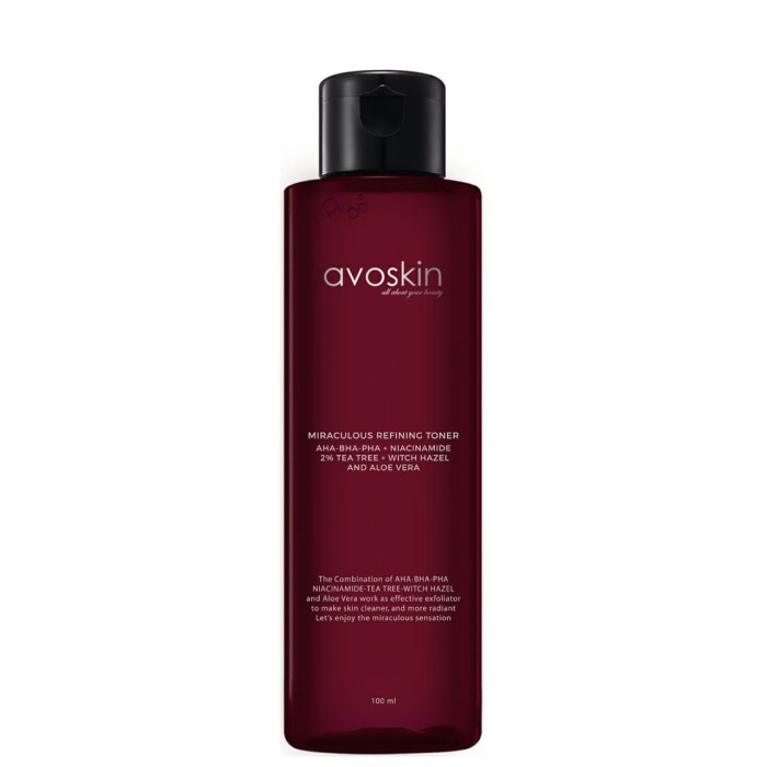 Avoskin Miraculous Refining Toner AHA BHA PHA