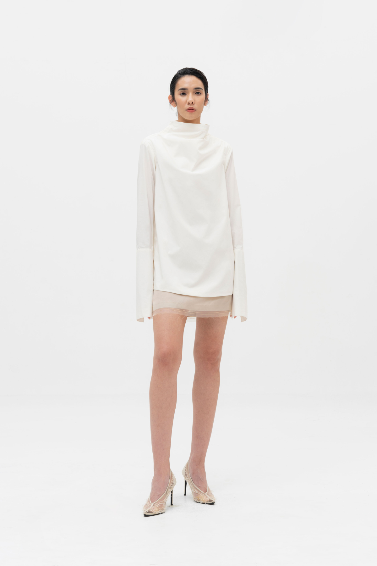 Tangan -  High Collar Shirt