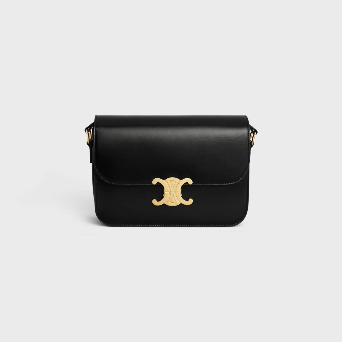 Celine - Classique Triomphe Bag In Shiny Calfskin