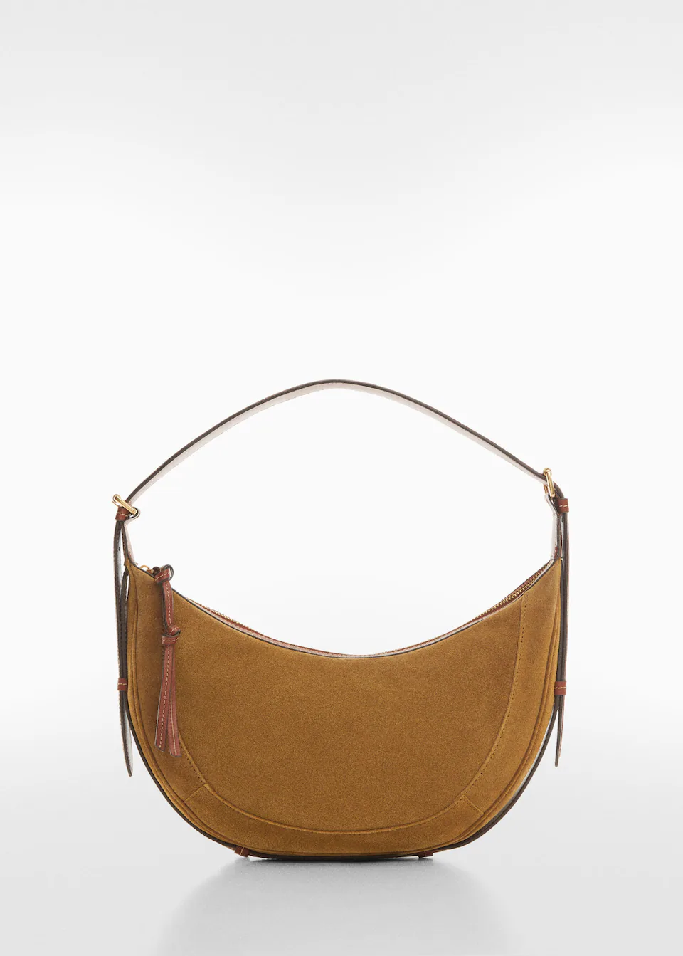 Mango - Leather shoulder bag