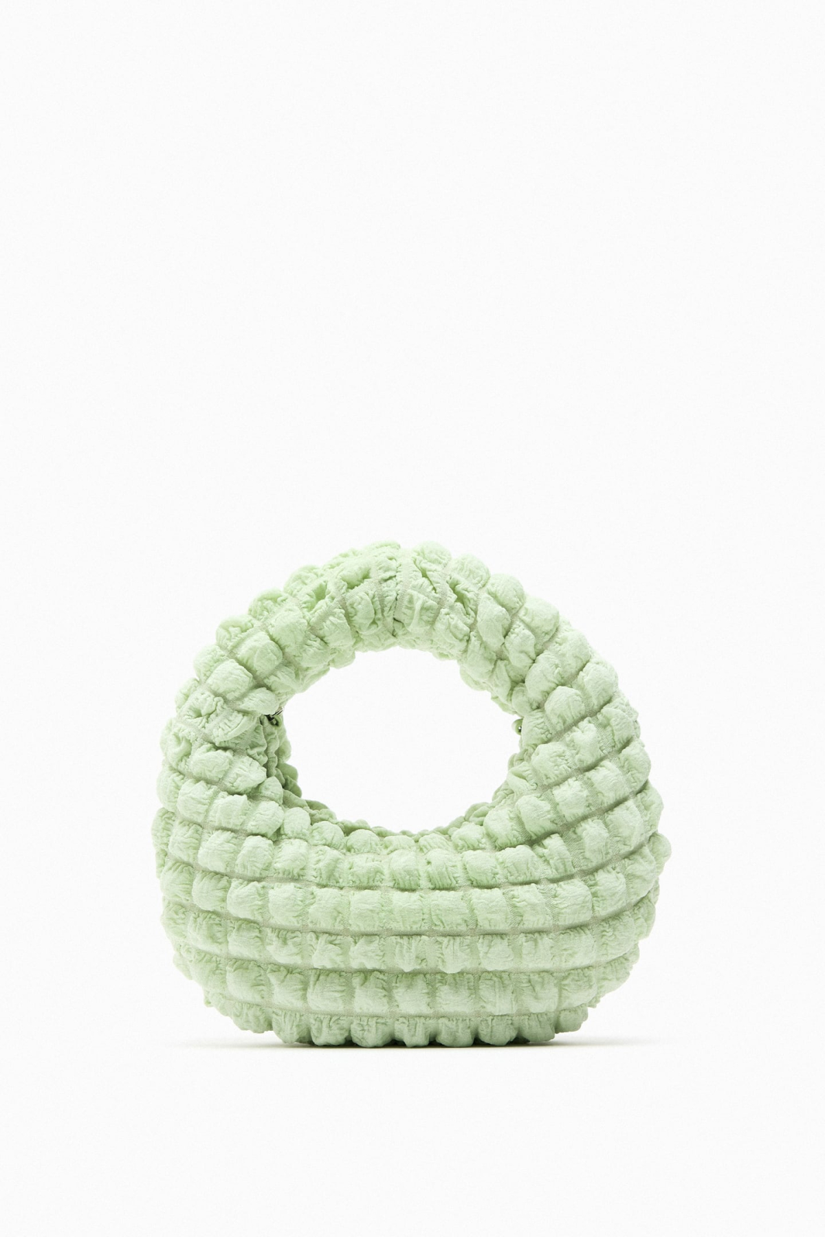 Zara Textured Fabric Bag