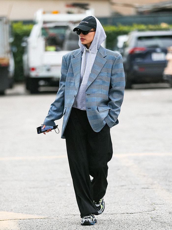 Blazer + hoodie
