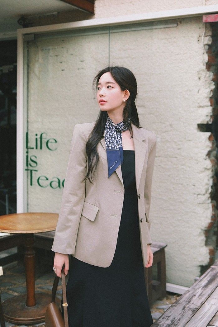 Black dress dan blazer