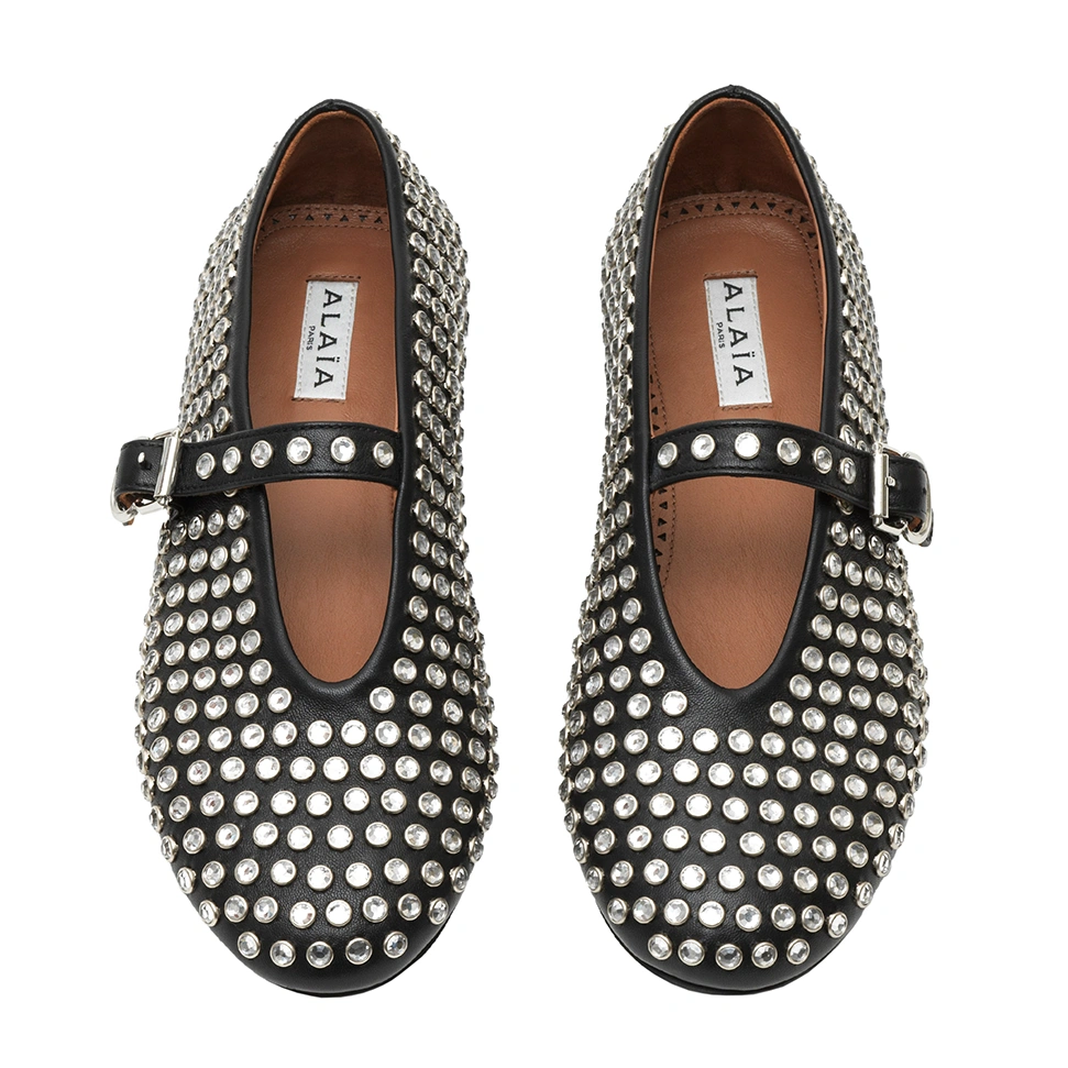 Alaïa Jewelled Ballet Flats