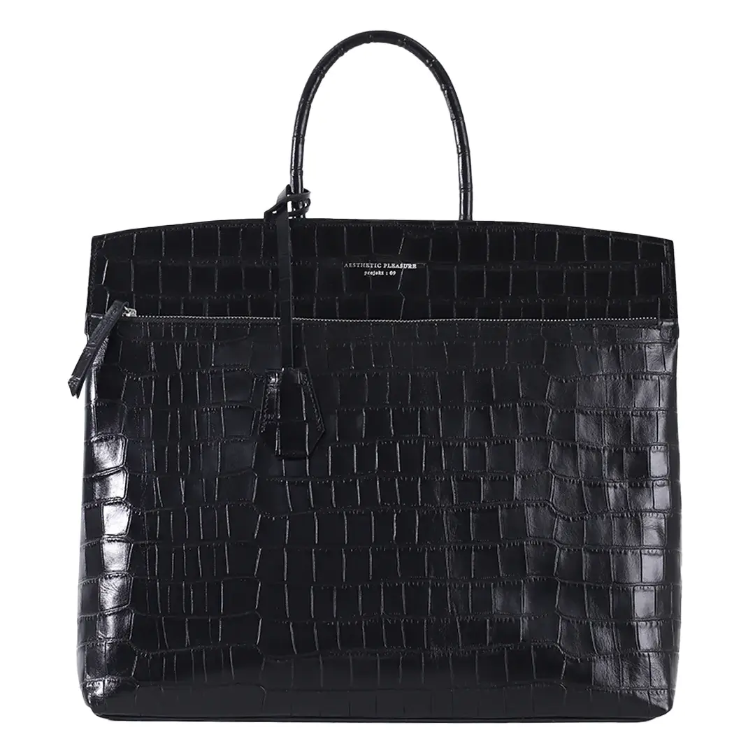 Aesthetic Pleasure - Ace Bag Croc Black