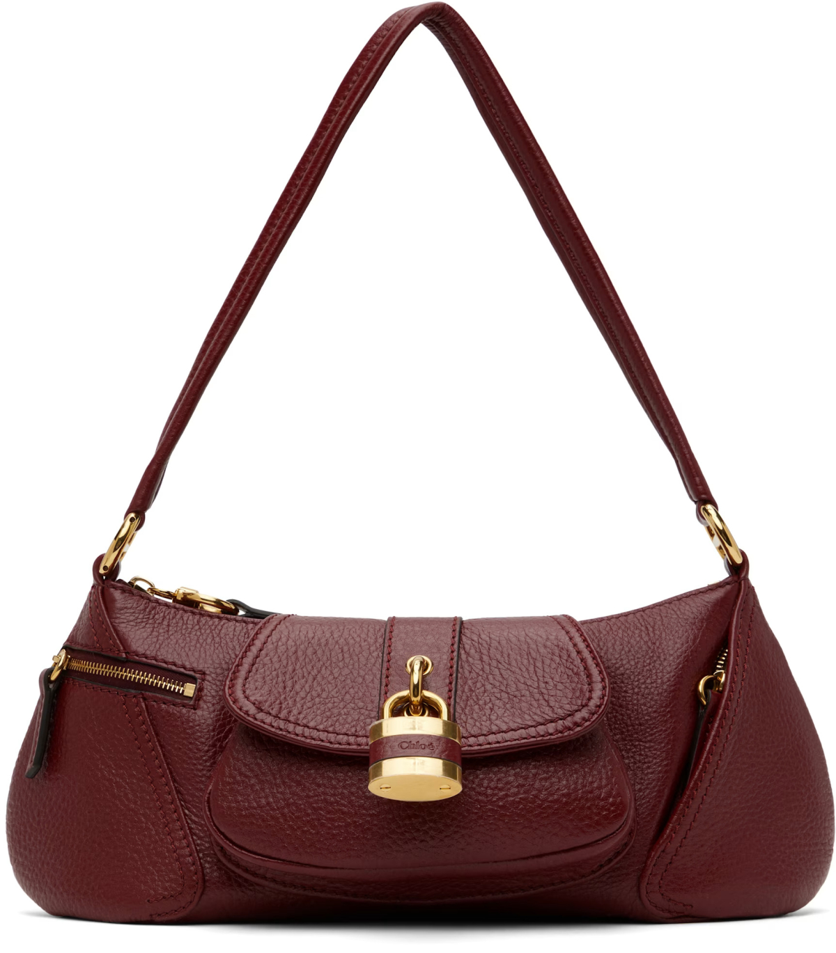 Chloé - Burgundy 'The 99' Shoulder Bag