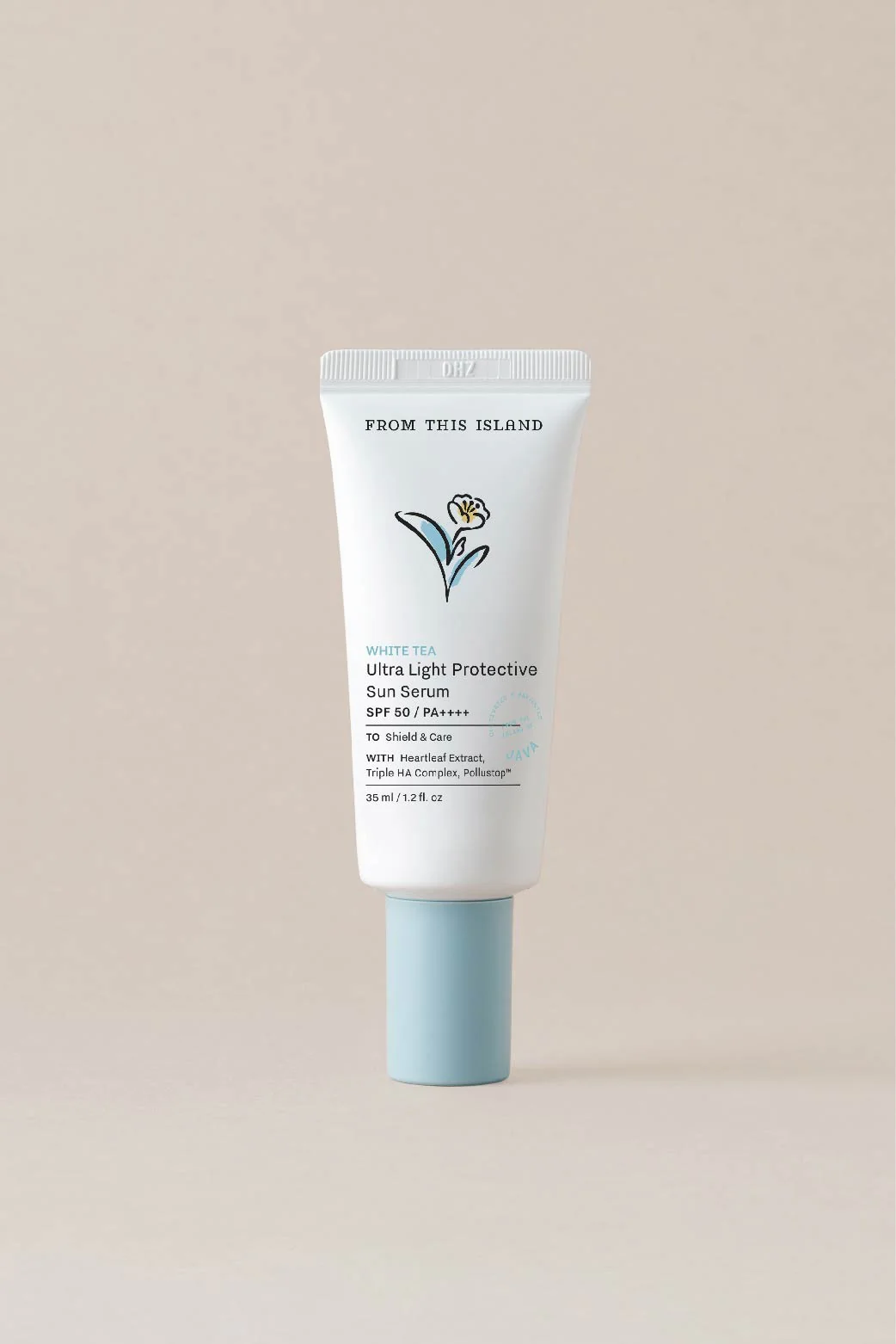 From This Island White Tea Ultra Light Protective Sun Serum
