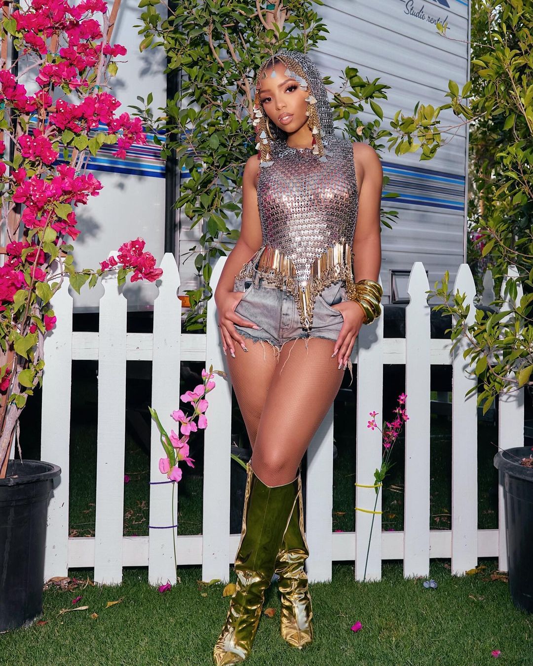 Chloe Bailey di Coachella