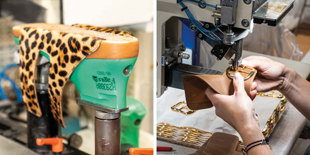 Proses pembuatan sandal Birkenstock