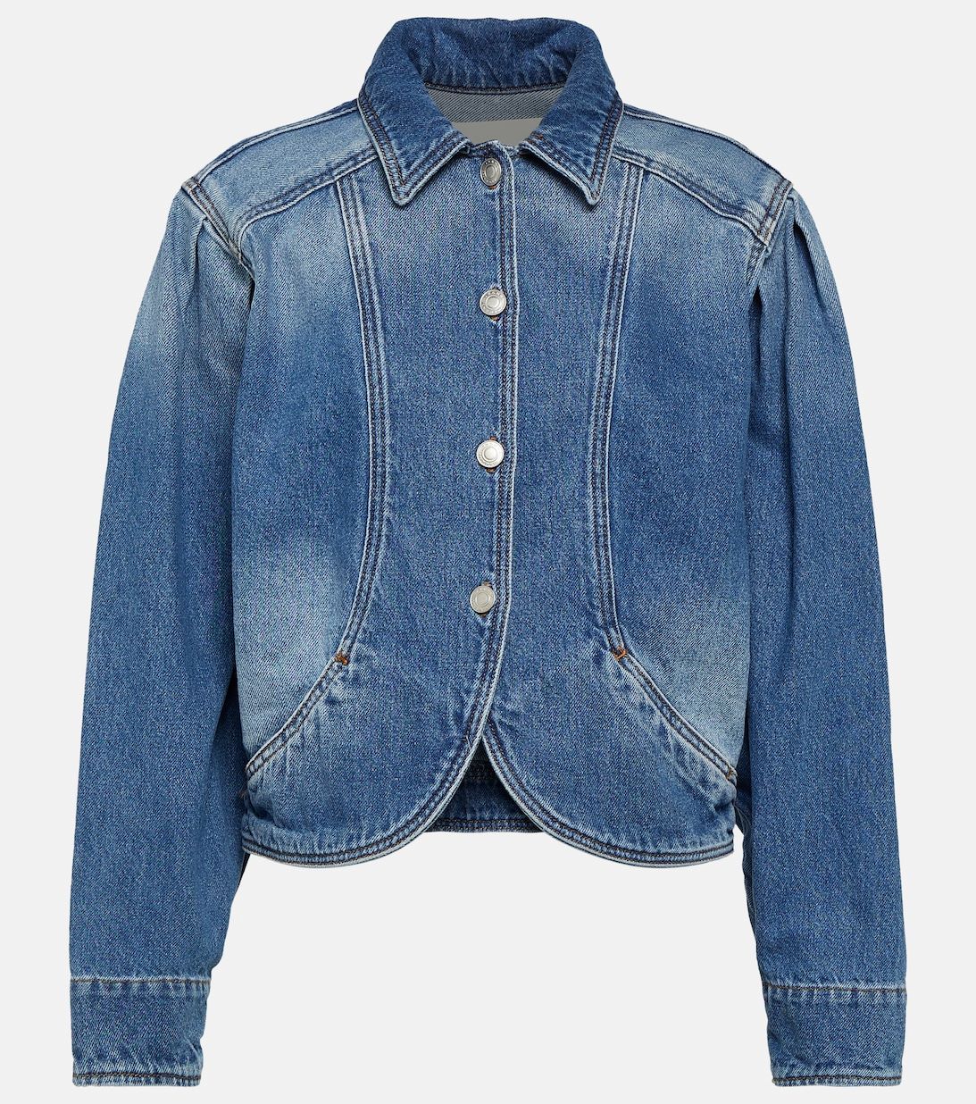 Isabel Marant - Valette cropped denim jacket