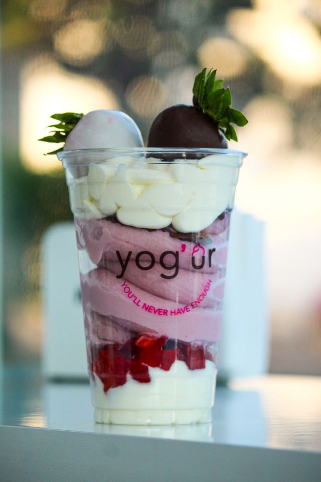 Frozen yoghurt