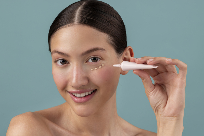 Aplikasikan eye cream