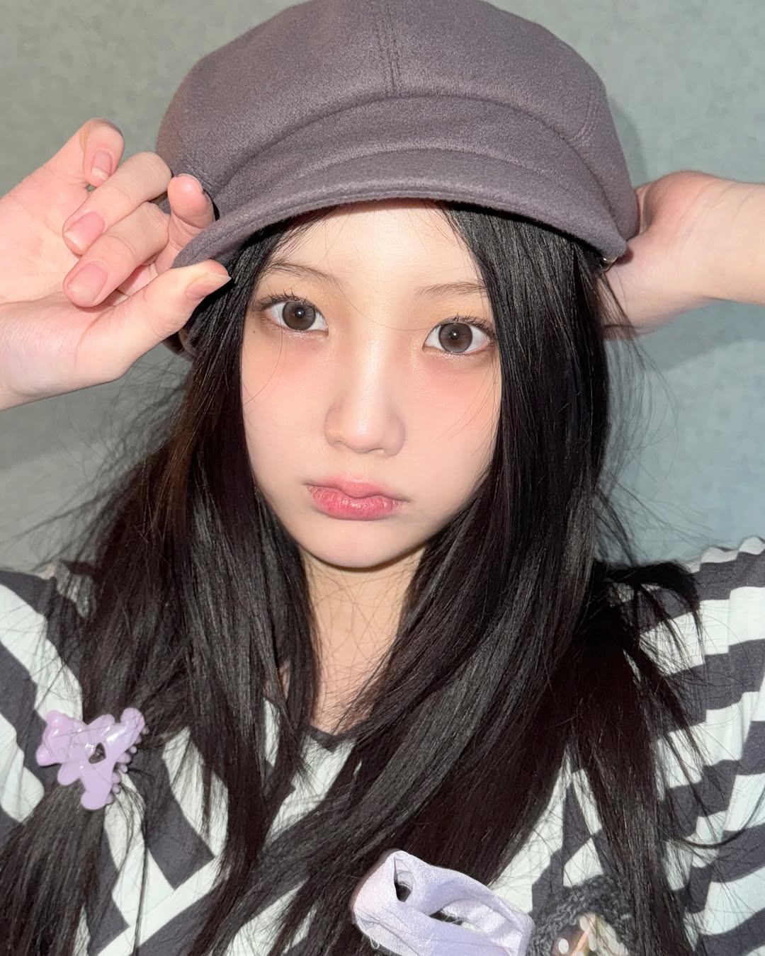 Gaya makeup cantik ala Wonhee ILLIT