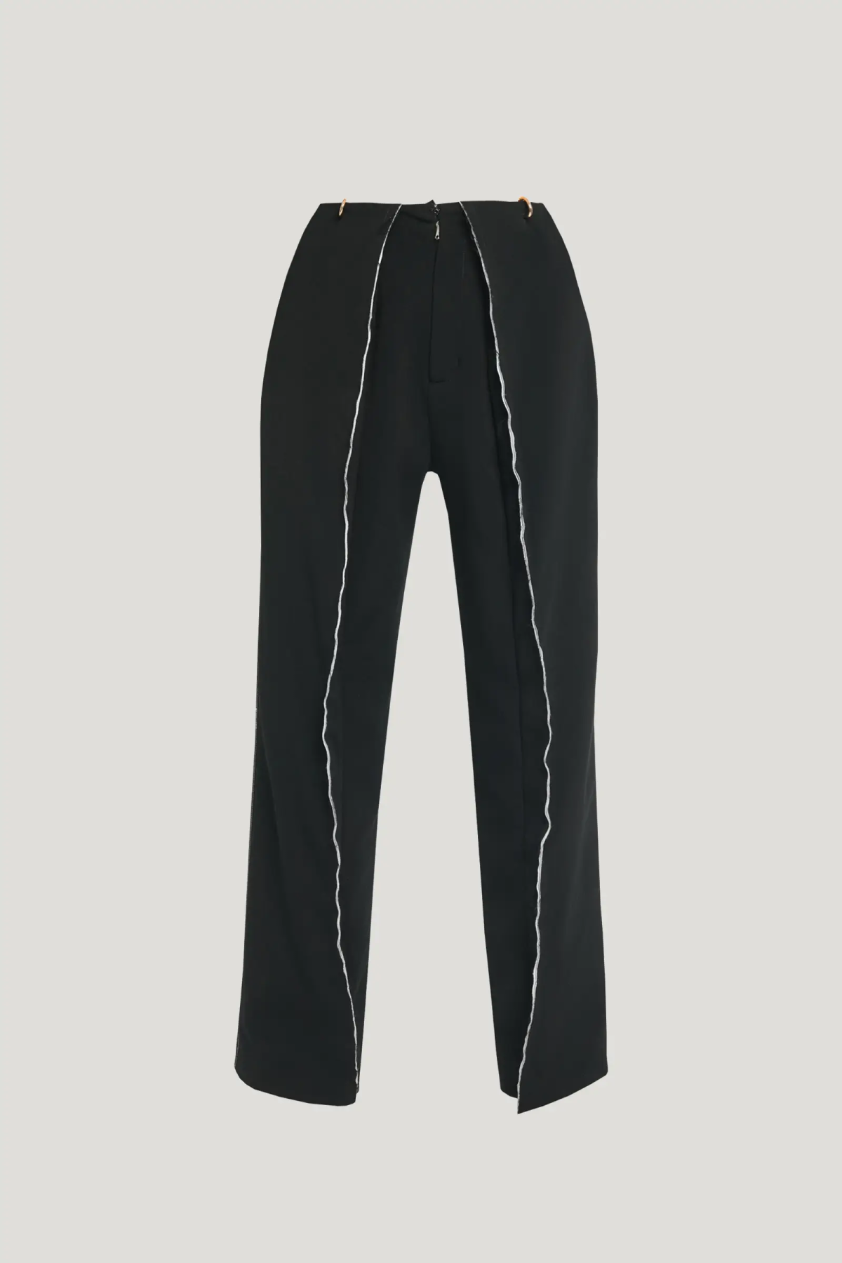 Sean Sheila - Black Deconstructed Tailored Pants