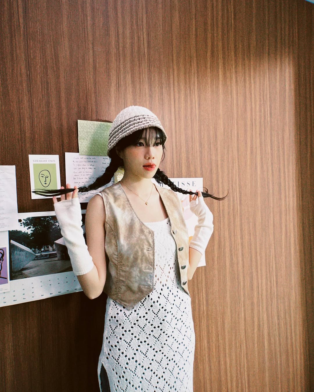 Vest + dress