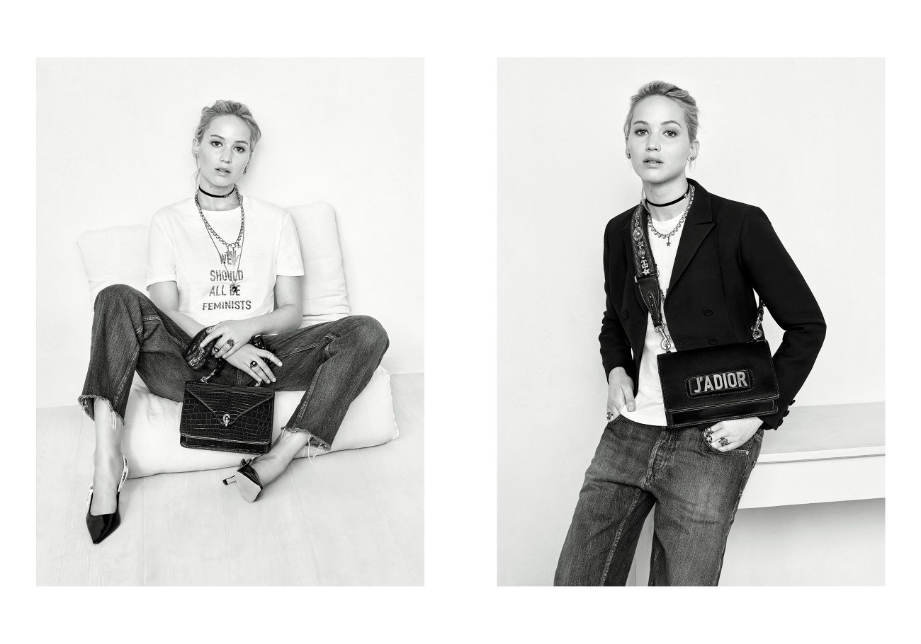 Gaya Tomboy Jennifer Lawrence untuk Kampanye Dior 2017