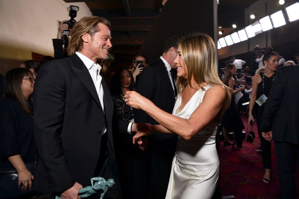 Brad Pitt dan Jennifer Aniston Tak Lagi Terlihat "Mesra"