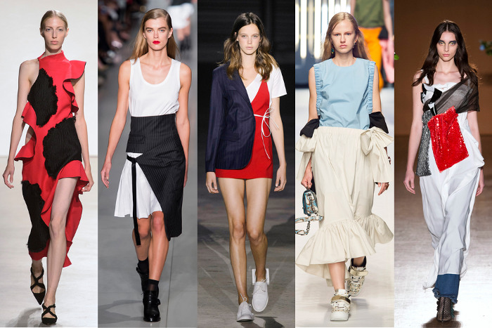 Gaya Dekonstruktif di Panggung Runway