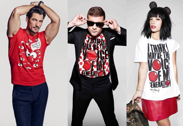 5 Desainer Rancang T-shirt Spesial untuk Kampanye The Red Nose Day's