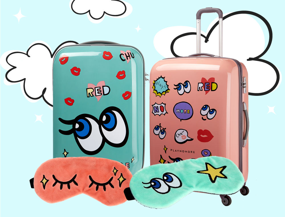 Koper Gemas Kolaborasi Samsonite Red dan PlayNoMore