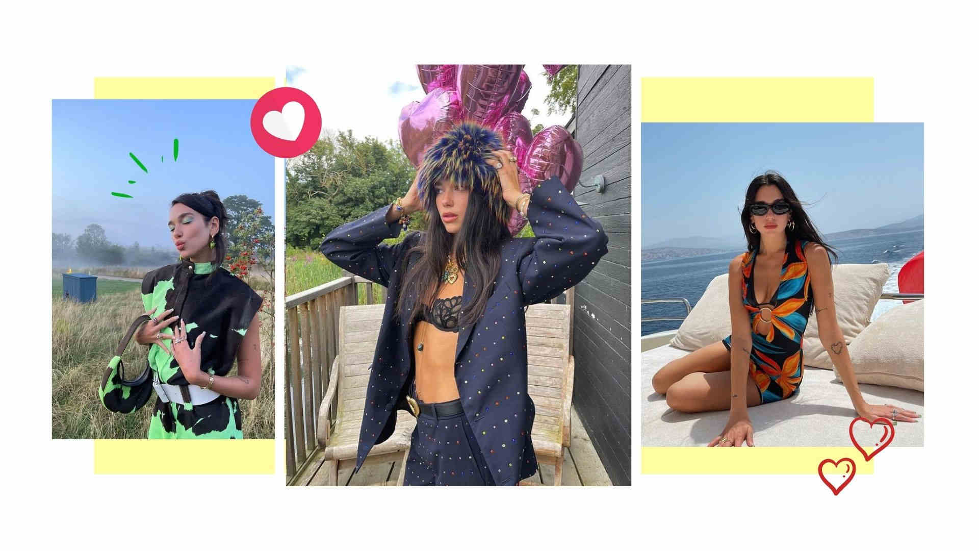 Keren & Gaya! Intip Gaya Pakaian Dua Lipa Saat Berlibur