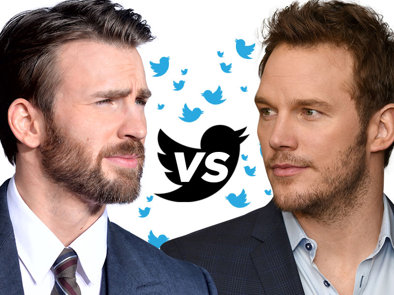 What! Chris Pratt dan Chris Evans 
