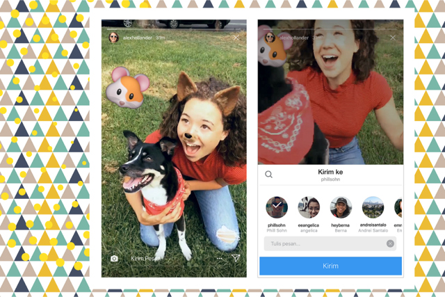 Instagram Luncurkan Fitur Saling Berbagi InstaStories!