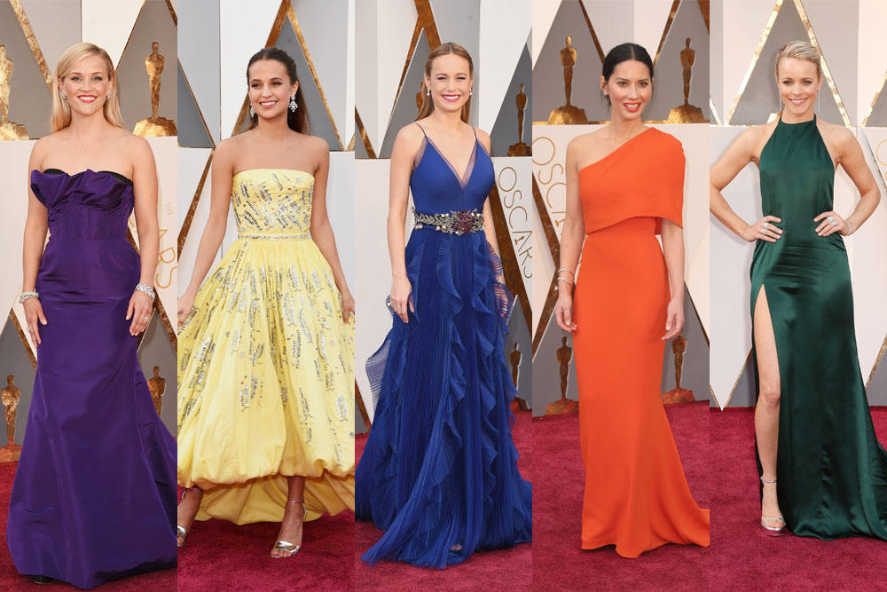 Burst of Colors at Oscars 2016