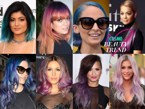 8 GAYA RAMBUT WARNA-WARNI