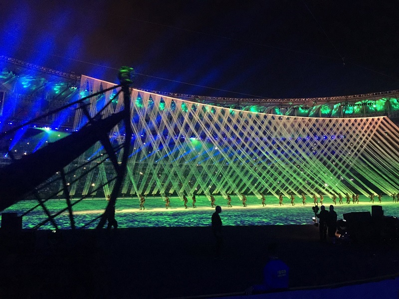 Meriahnya Pembukaan Olimpiade Rio 2016