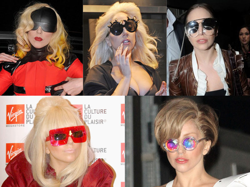 Kacamata Unik Lady Gaga